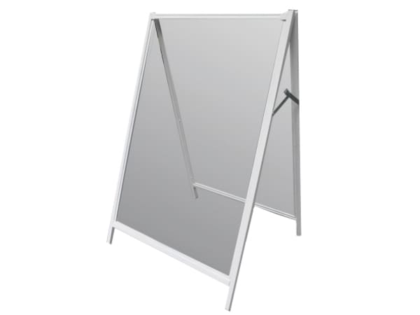 Exchangable coreflute & steel standard A-Frame