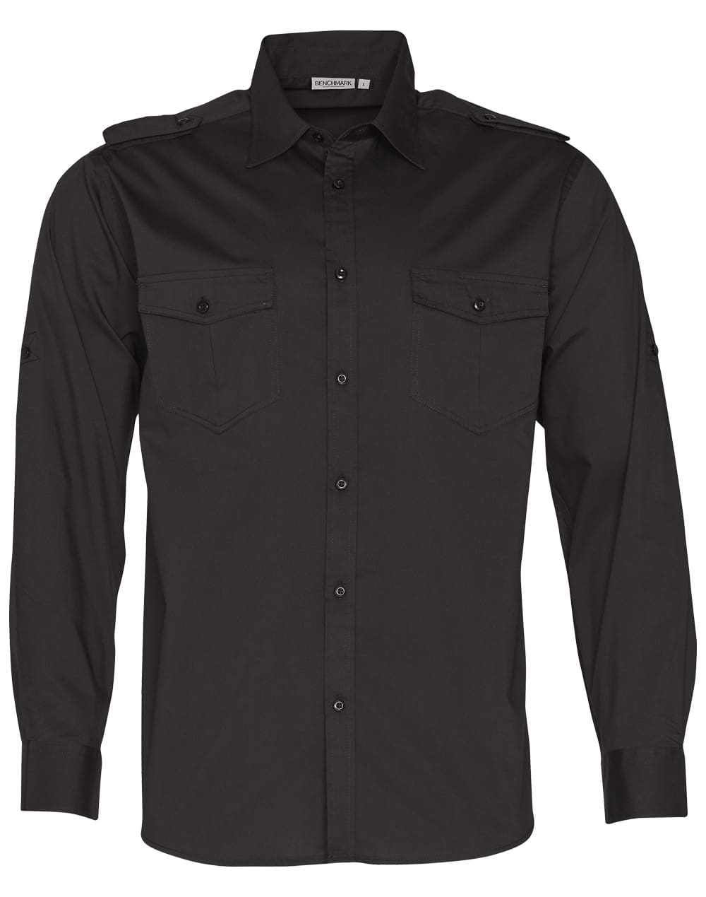 Mens’ Long Sleeve Military Shirt