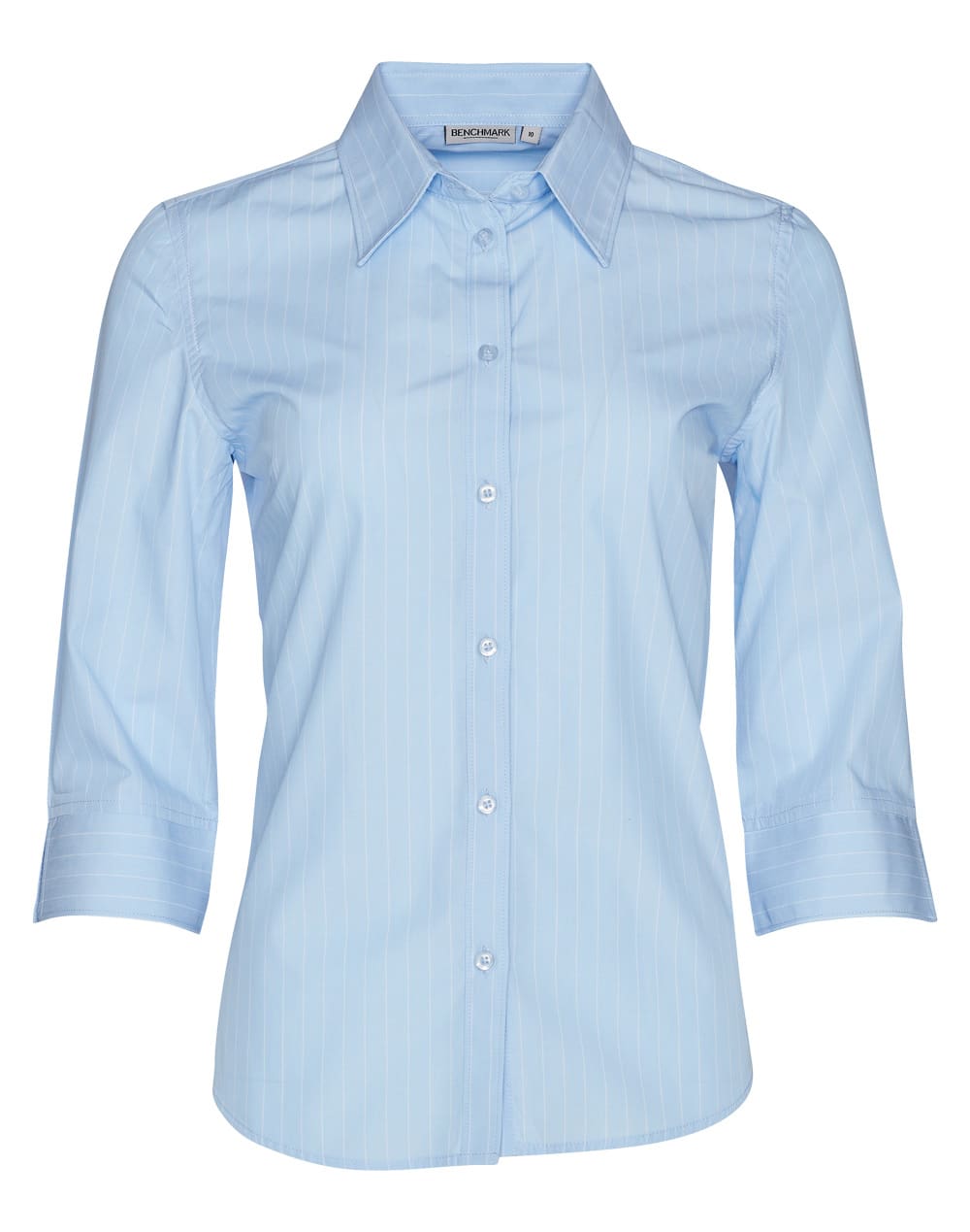 Women’s Pin Stripe 3/4 Sleeve Shirt