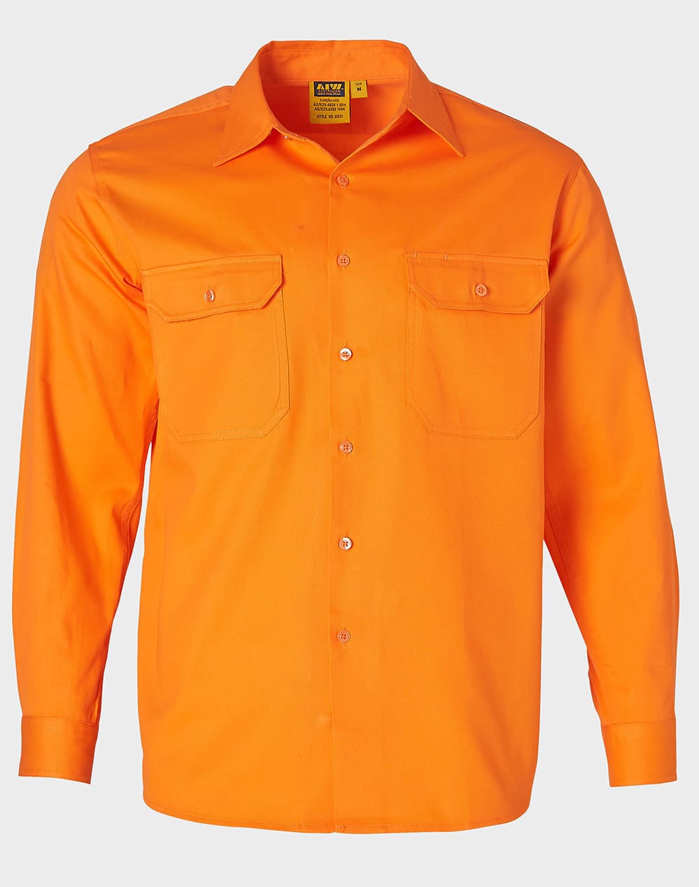 MENS’ HI-VIS L/S DRILL SHIRT