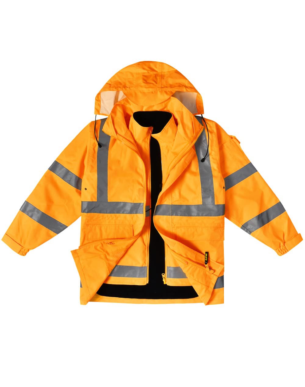 VIC Rail Hi Vis 3 in 1 Safety Jacket and Vest – Unisex