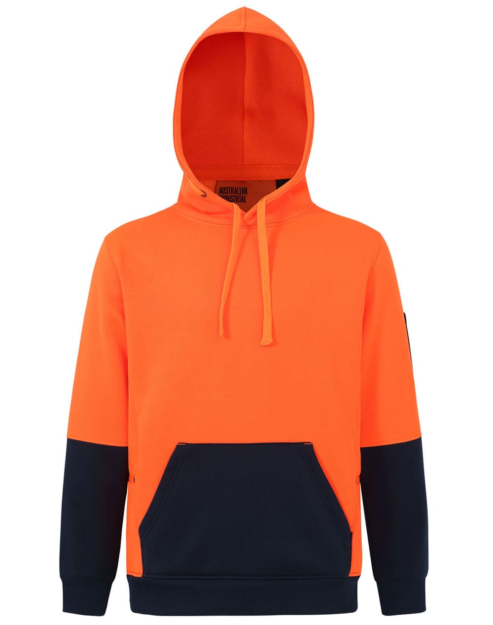 HI-VIS TWO TONE WATER RESISTANT FLEECE HOODIE